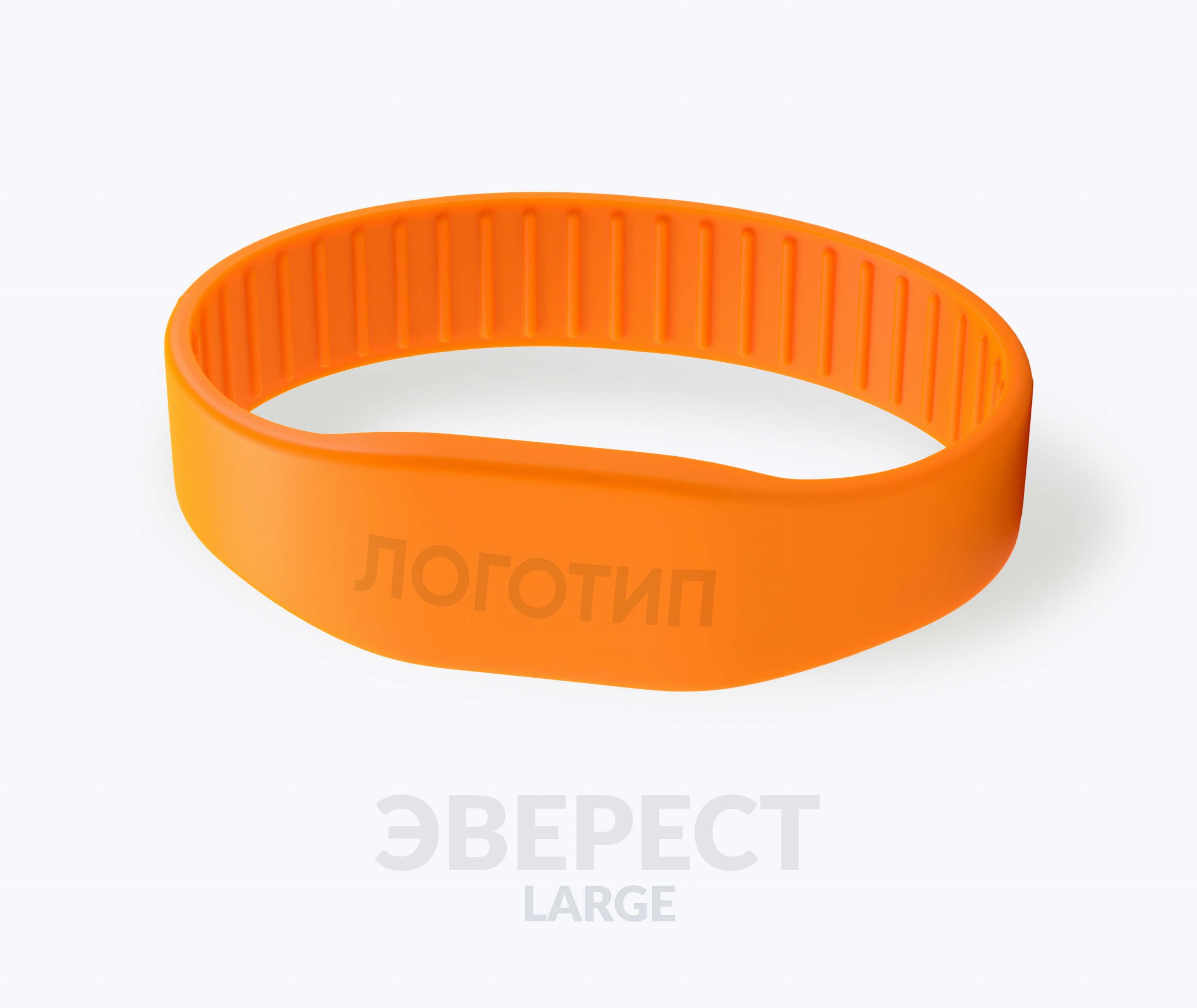 Силиконовые RFID-браслеты с чипом для бассейнов с вашим логотипом Эверест L Силиконовые RFID-браслеты с чипом для бассейнов с вашим логотипом
