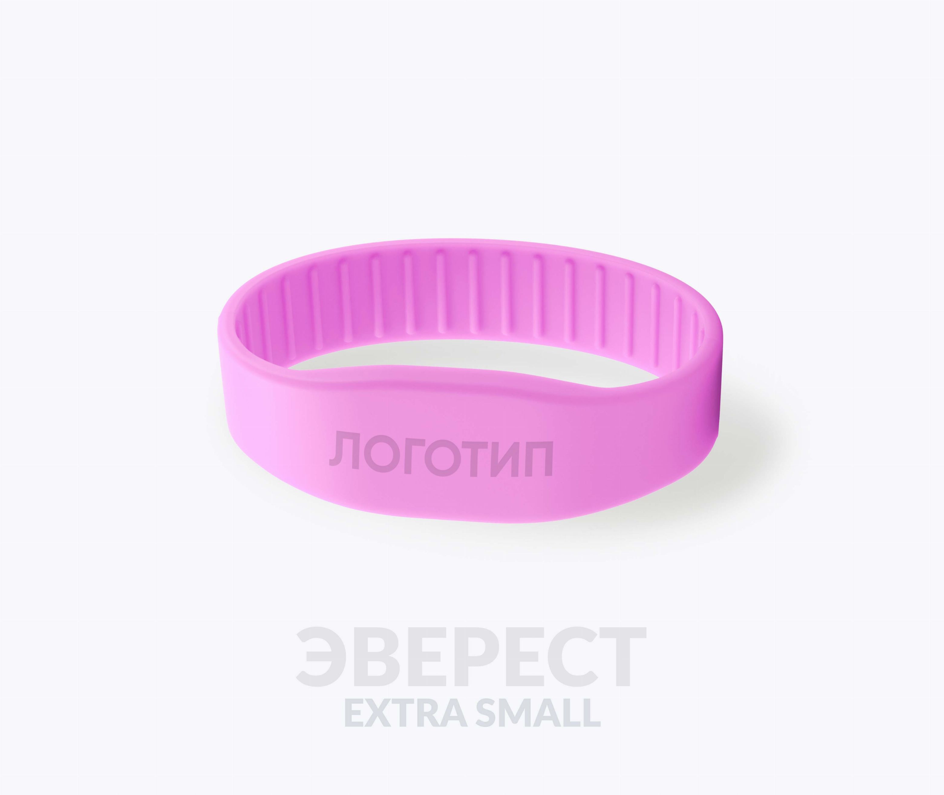 Силиконовые RFID-браслеты с чипом для бассейнов с вашим логотипом Эверест XS Силиконовые RFID-браслеты с чипом для бассейнов с вашим логотипом