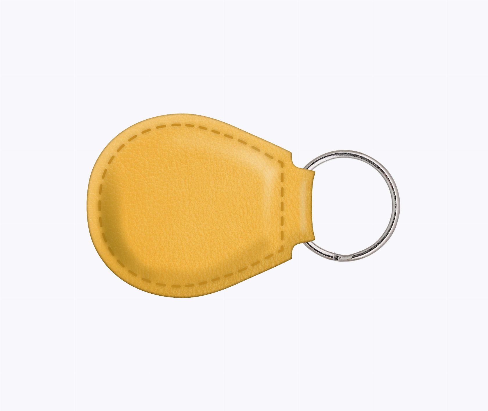 Кожаные RFID-брелоки NEOKEY® в форме лепестка с чипом и вашим логотипом